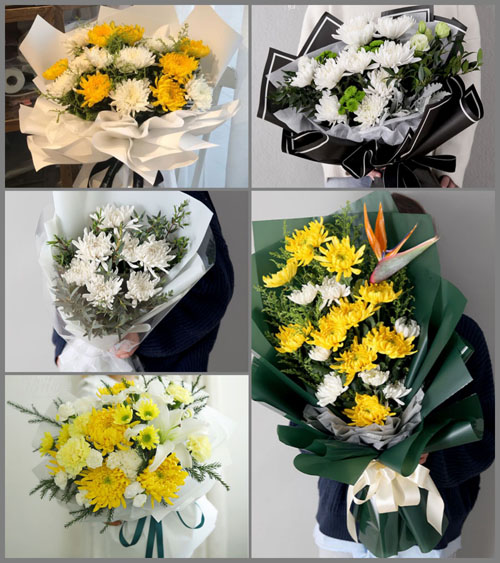 广东江门市台山市四九镇白事花束代送
